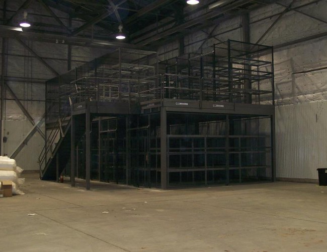 Pic Carswell Air Force Base Mezz & Wire Mesh Partition